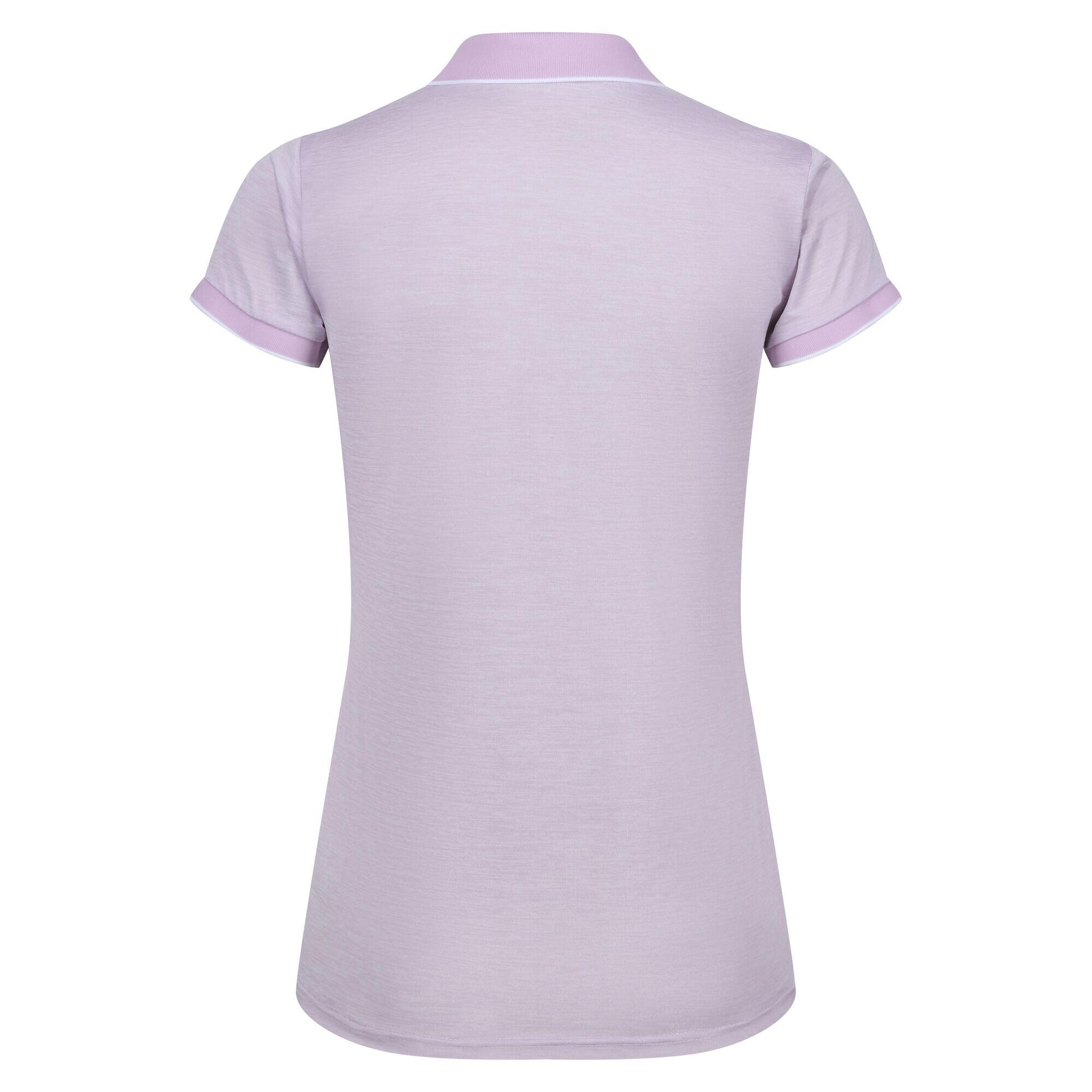 Polo Manches Courtes REMEX Femme (Lilas Pâle) 2/4