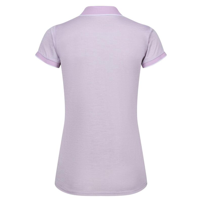 Polo Manches Courtes REMEX Femme (Lilas Pâle)