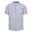 Camisa de manga curta com riscas Shorebay II para homem Azul Coronet/Branco