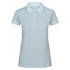 Dames Remex II Polo Hals TShirt (Gebleekt Aqua)