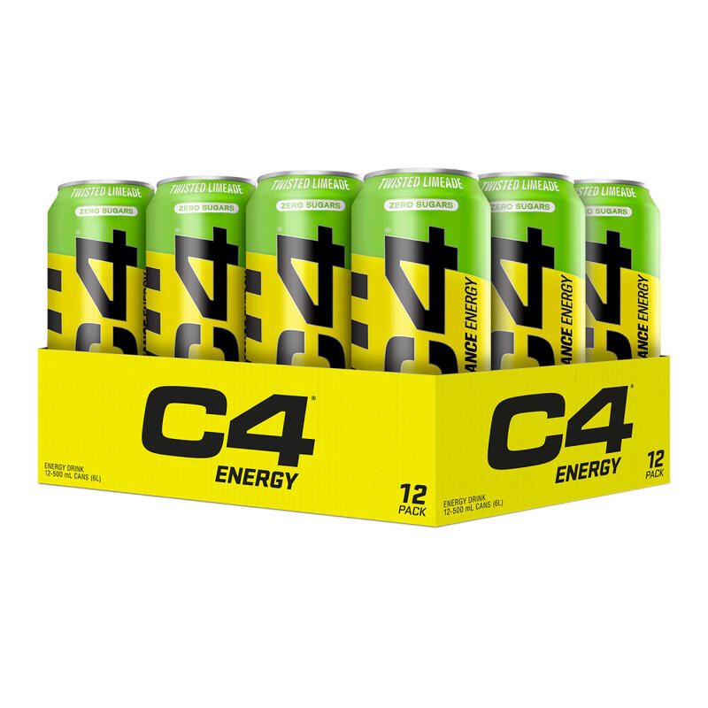 Boissons énergisantes - Boisson C4 Energy - Limonade Pack de 12