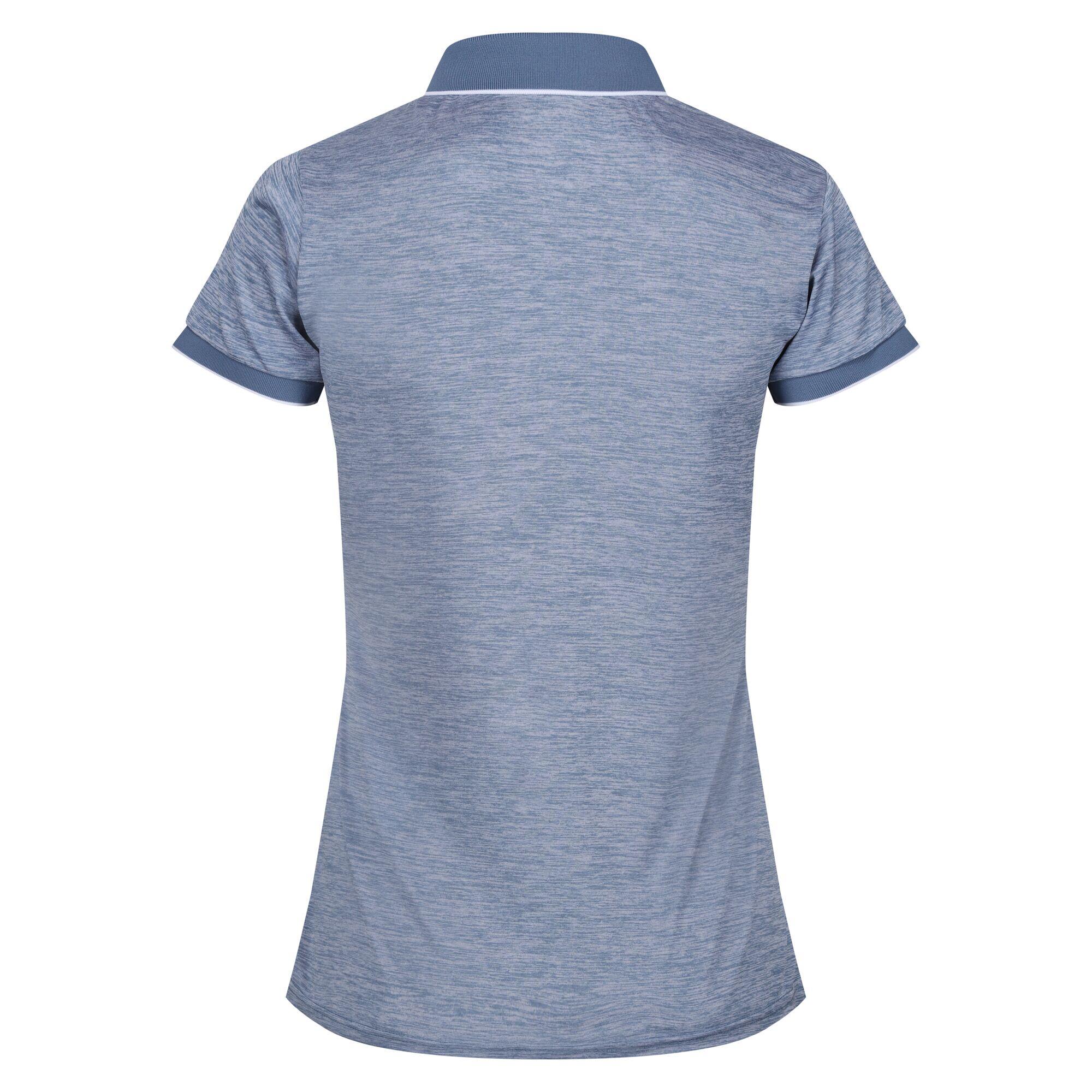 Polo Manches Courtes REMEX Femme (Bleu De Gris) 2/4