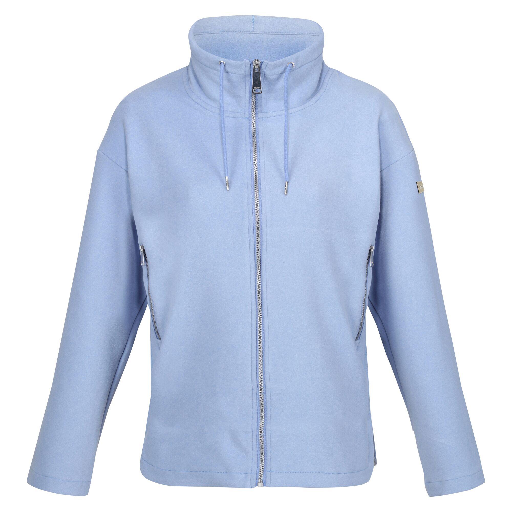 REGATTA Womens/Ladies Ashlynn Knitted Fleece Jacket (Hydrangea Blue)