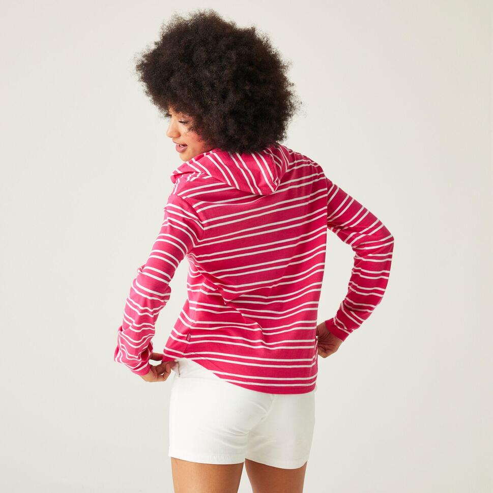 Minerve V-Neck damska bluza z kapturem