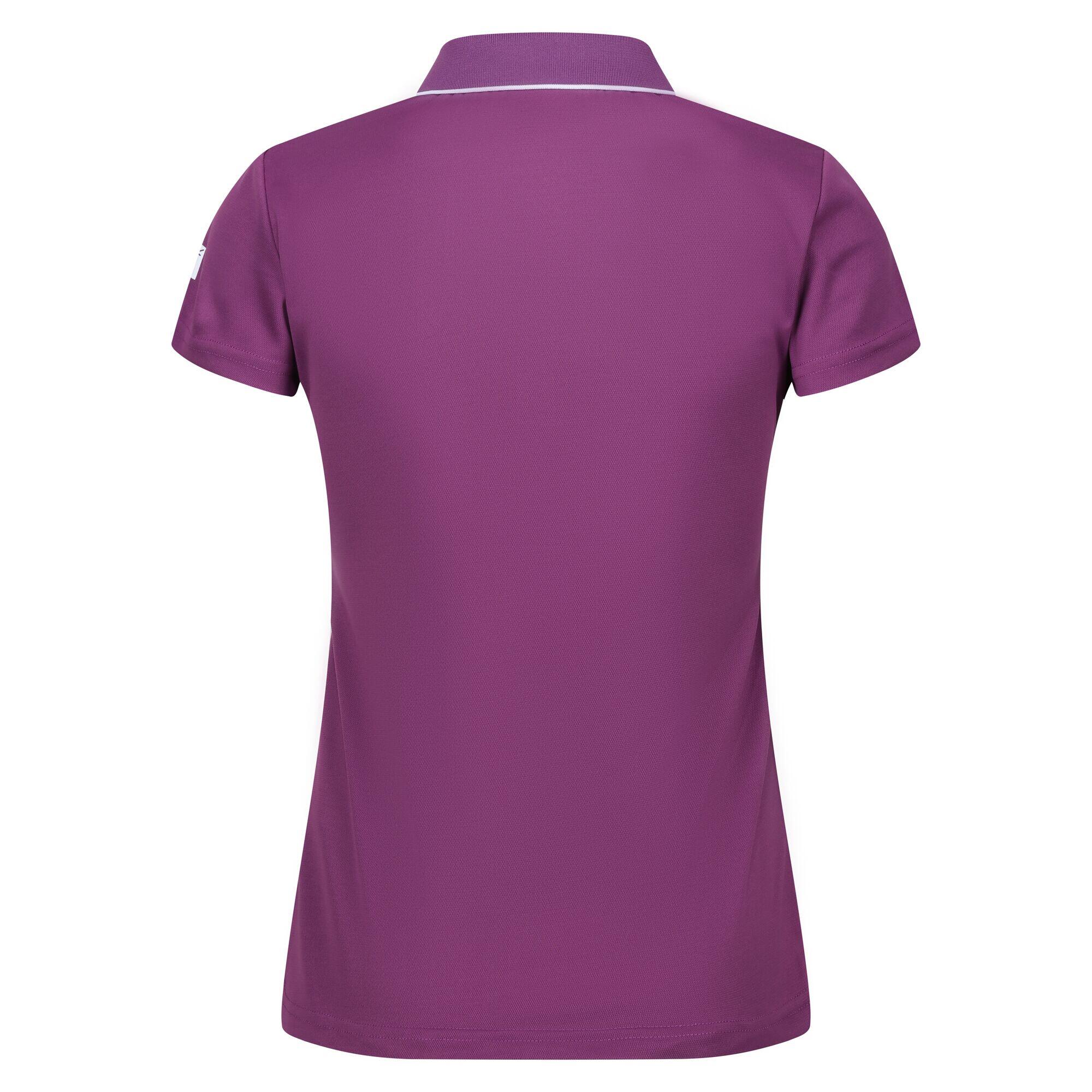 Polo Manches Courtes MAVERICK Femme (Violet Coucher De Soleil) 3/5