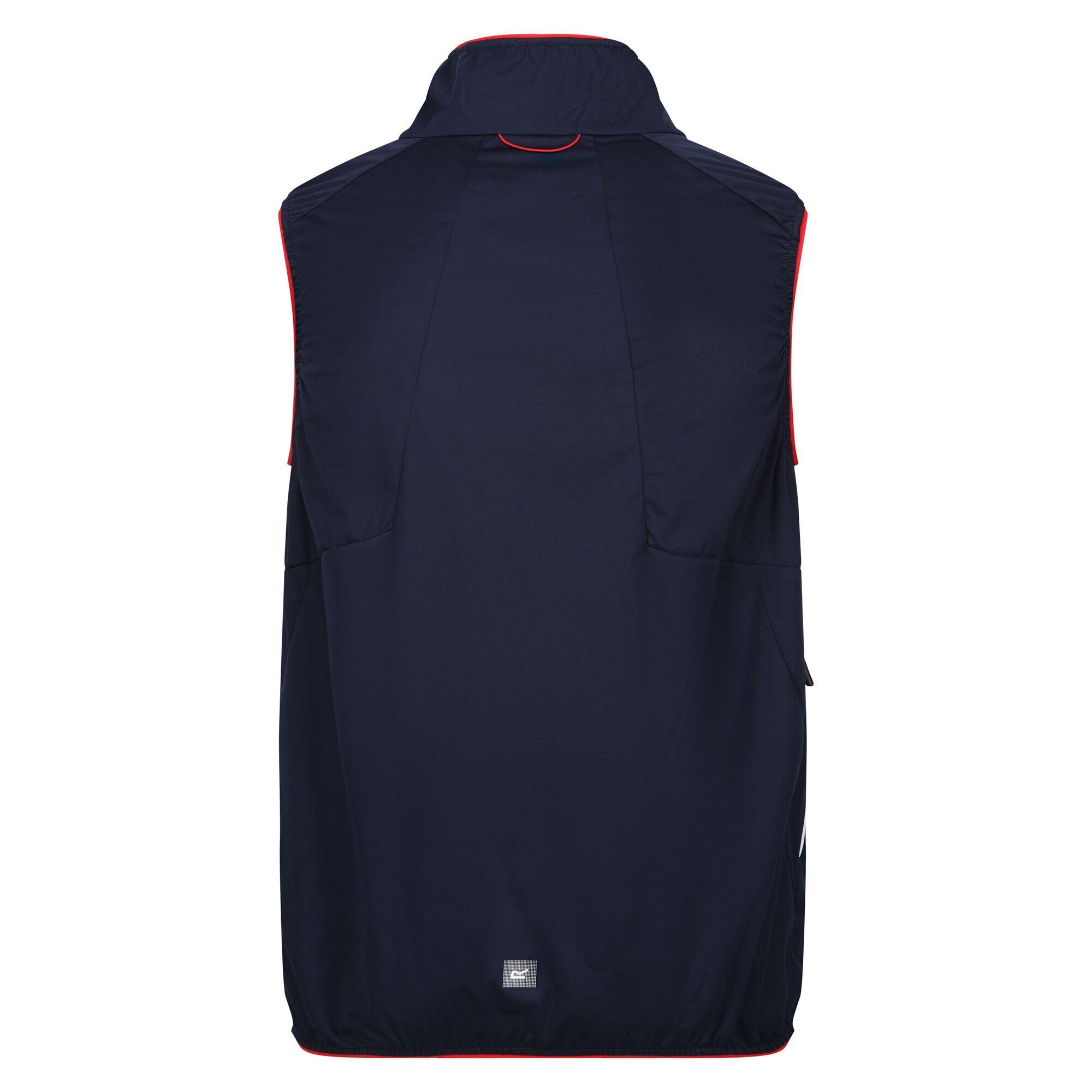 Uomo Giacca senza maniche LANKIN (blu navy / rosso Danger)