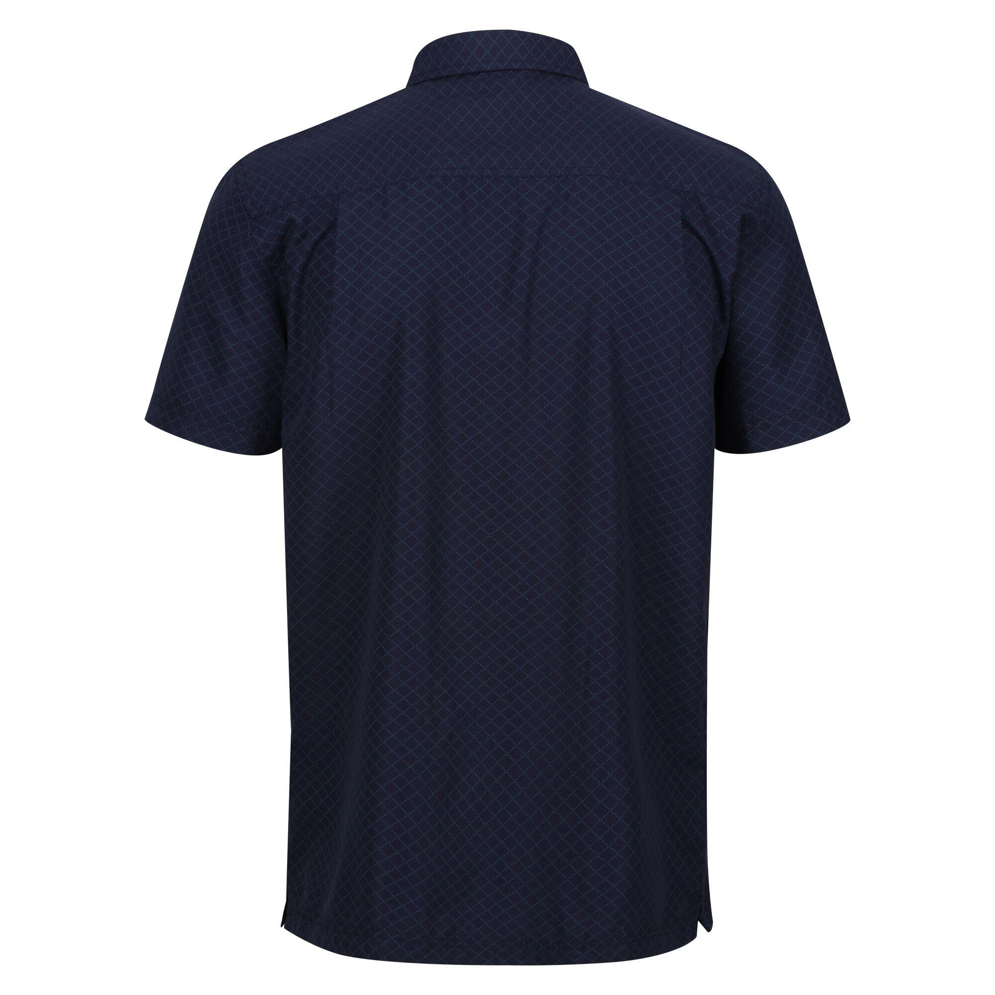 Camicia Incrociata Uomo Regatta Mindano VIII Blu Navy Moonlight Denim 2/5