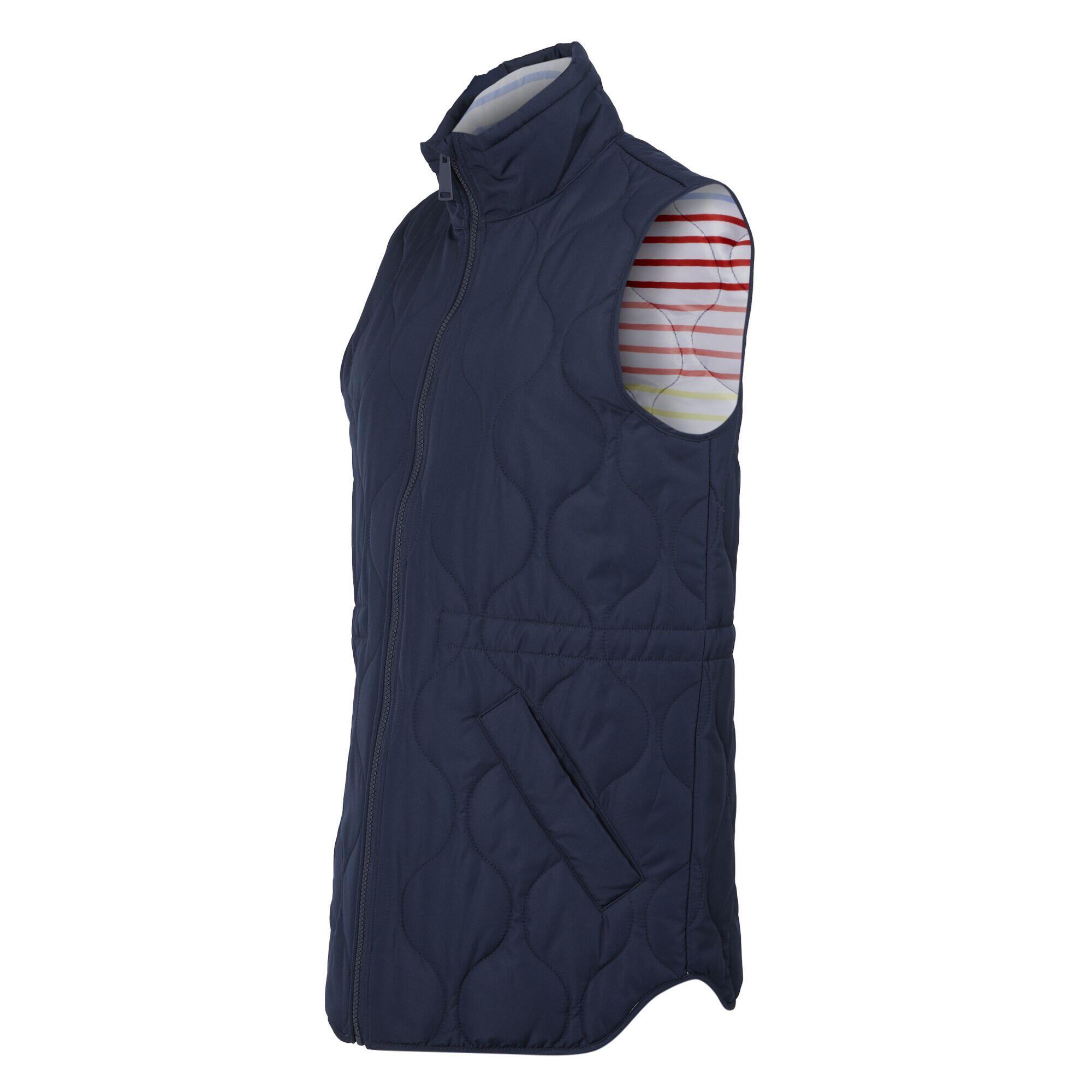 Women's COURCELLE sleeveless jacket (Navy)