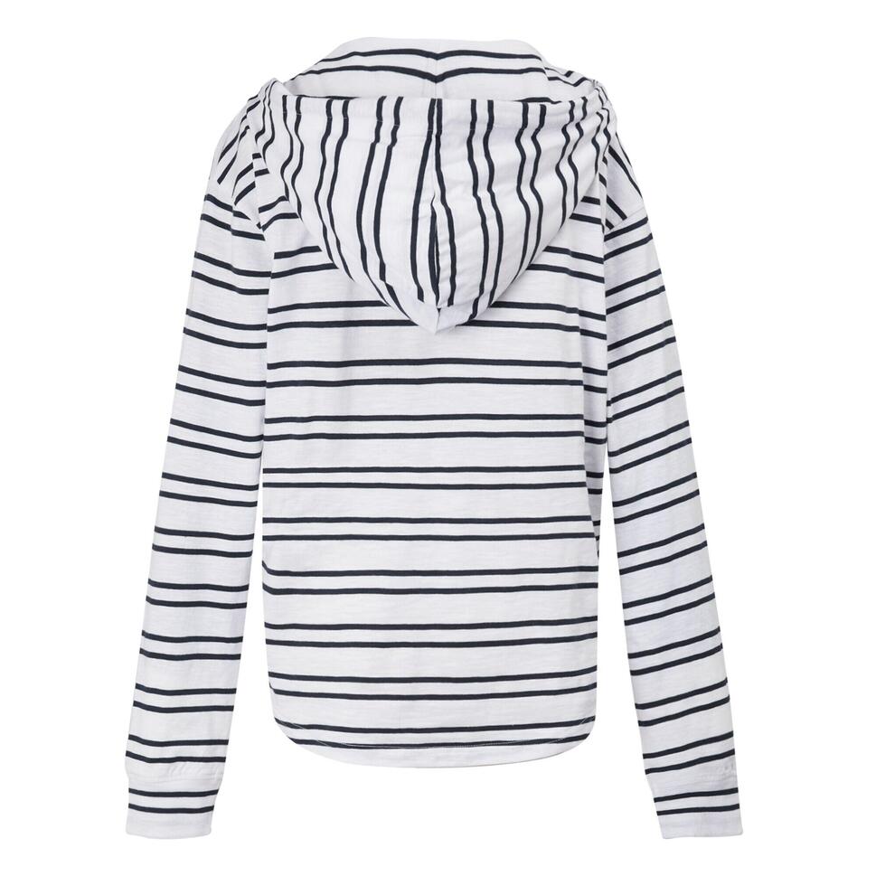 Bluza Z Kapturem Damska Paski W Serek Minerve