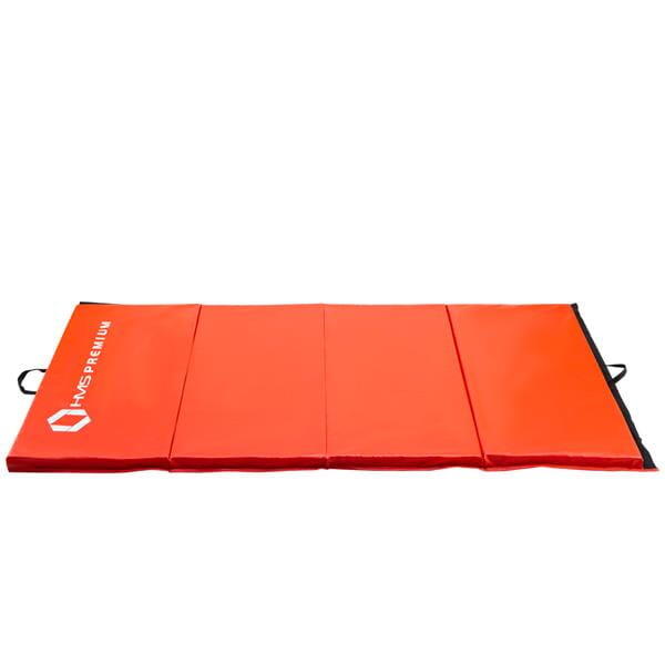 Hms Premium - Matelas De Gymnastique Pliable Hms Mgs01 Premium - Tapis De Gymnastique - Noir|rouge - Taille Unique - Decathlon