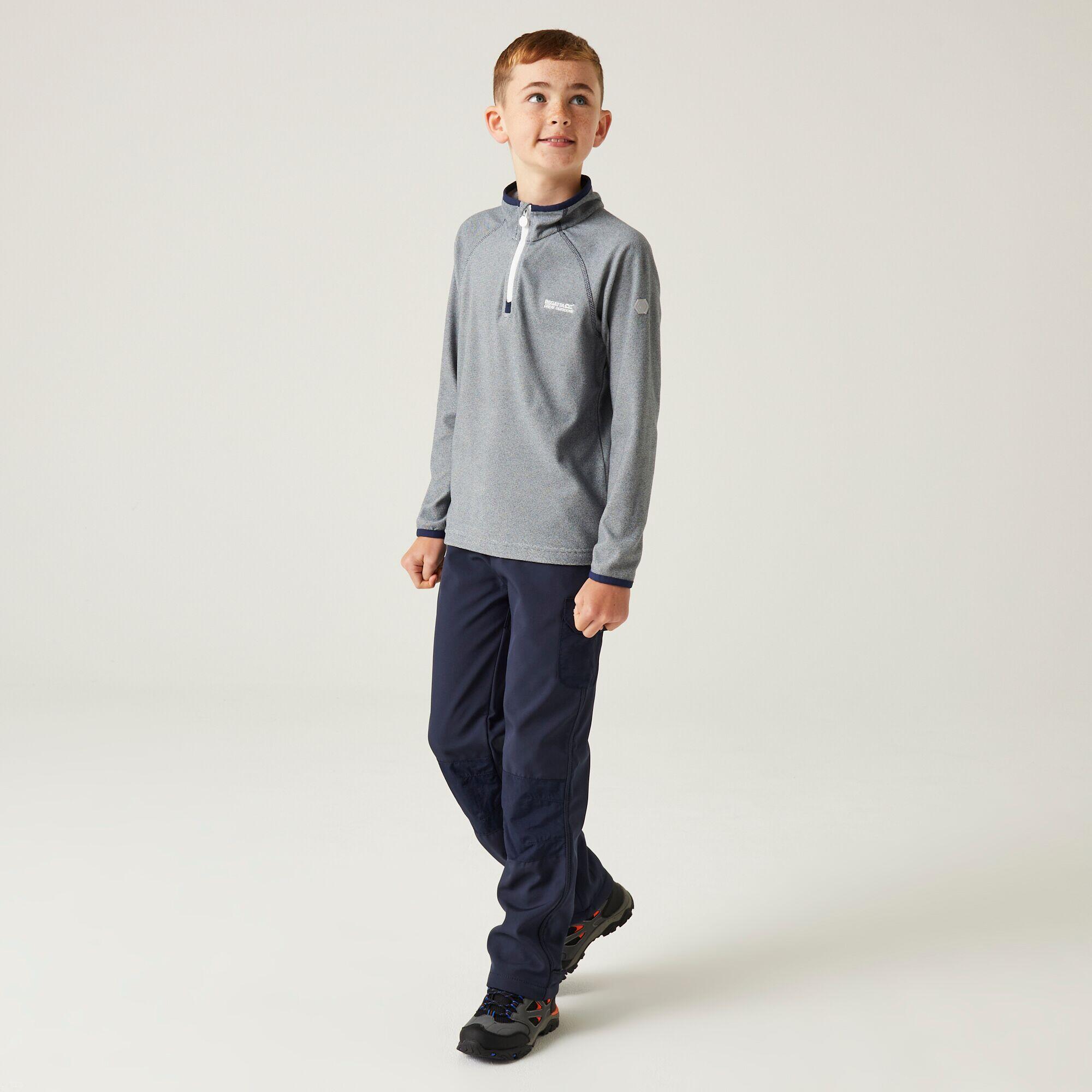 REGATTA Loco Kids' Hiking Half Zip Fleece - Navy