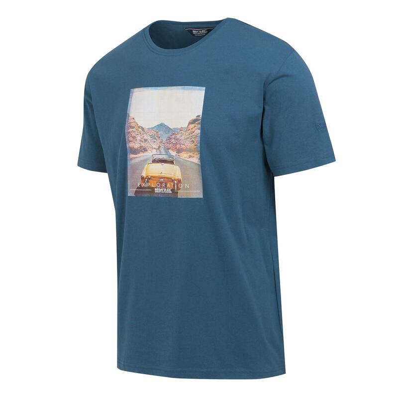 Heren Cline VIII Road TShirt (Donkere Denim)