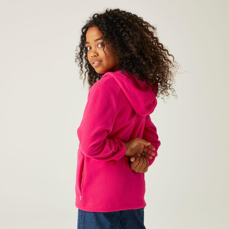 De Fayley fleece met capuchon voor kinderen