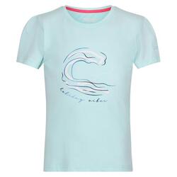 Kinderen/Kinderen Bosley VII Wave TShirt (Gebleekt Aqua)