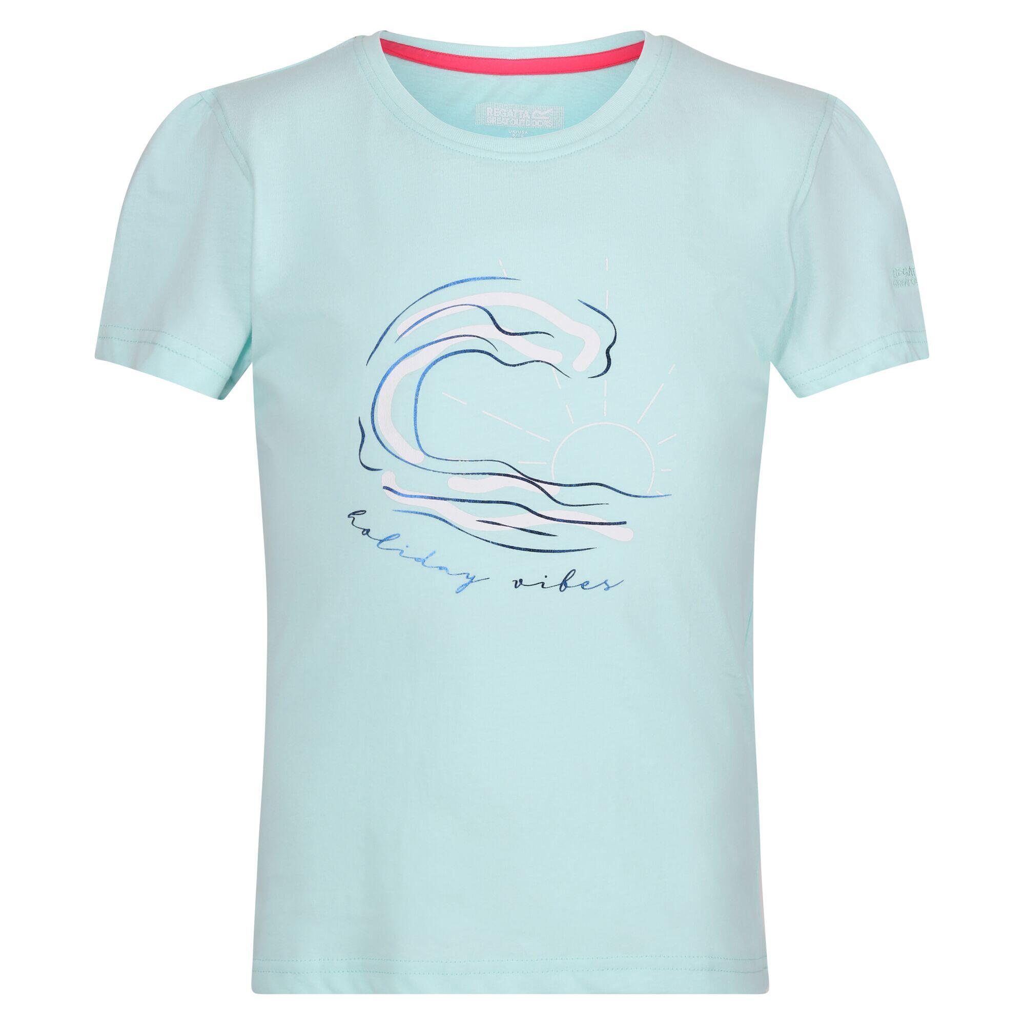 Children's BOSLEY t-shirt (faded turquoise)