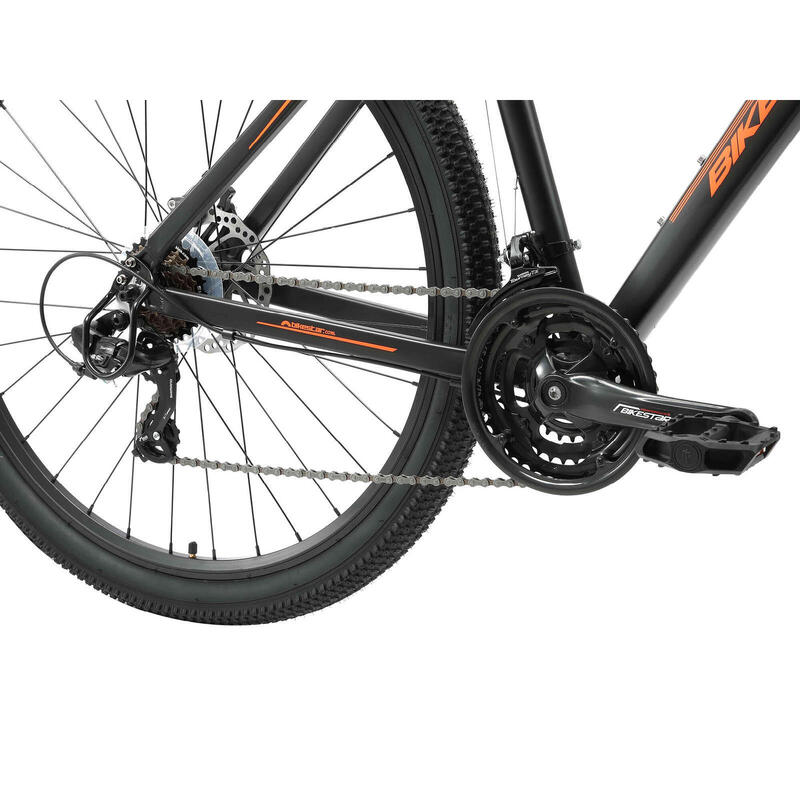 VTT 29" aluminium, semi-rigide, 21 vitesses, frein à disque