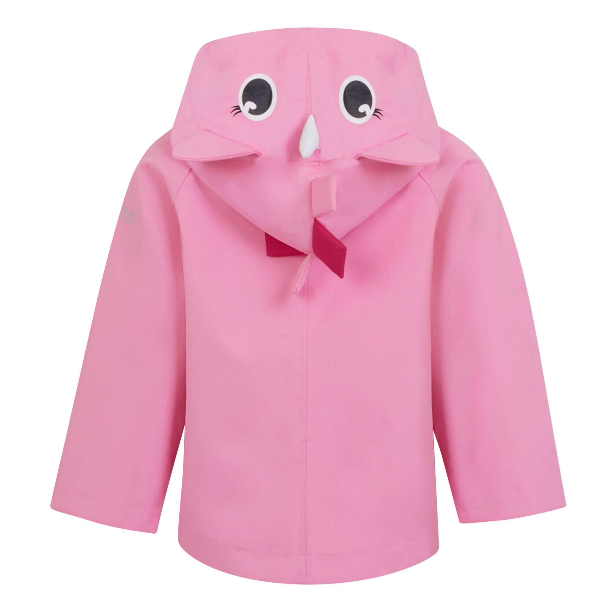 Childrens/Kids Luna The Unicorn Waterproof Jacket (Sweet Pink) 2/5