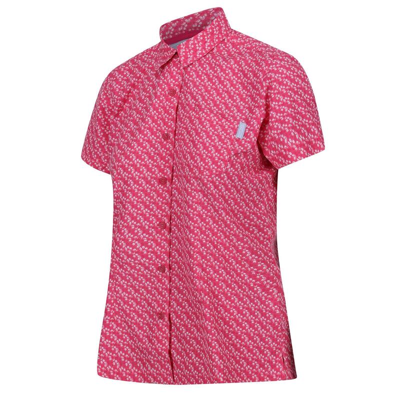 Mindano VII Chemise de marche à manches courtes pour femme