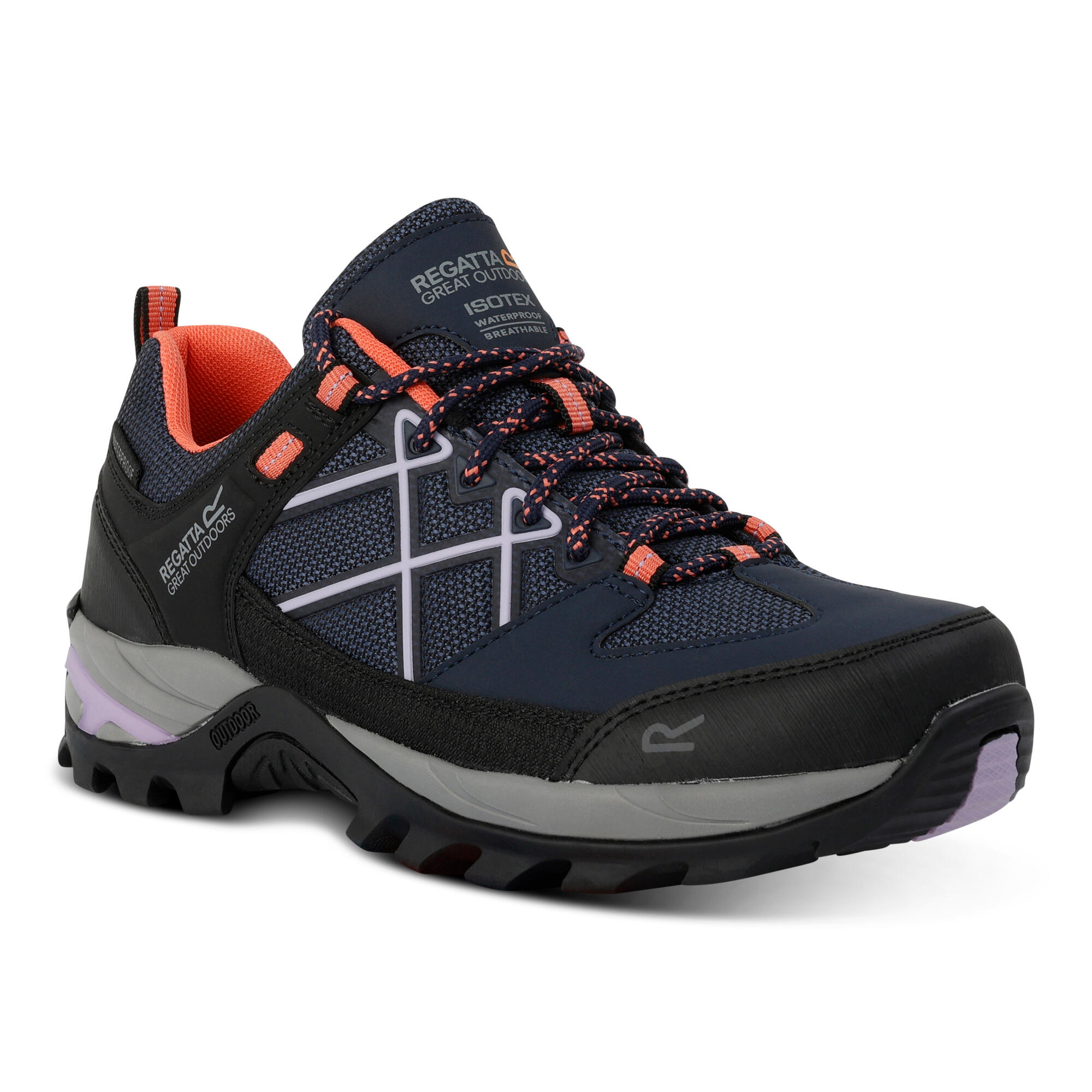 REGATTA Scarpe Da Passeggio Donna Regatta Samaris III Blu Navy Lilla