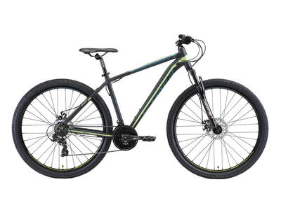 Bikestar hardtail mtb alu sport large 29 inch 21 speed zwart/blauw