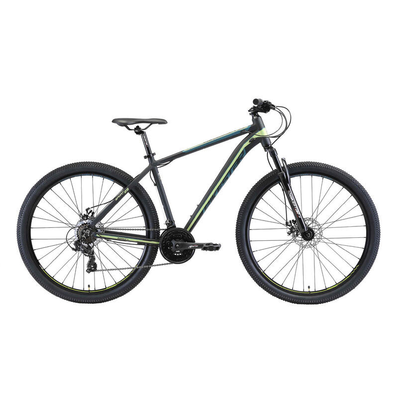 VTT 29" aluminium, semi-rigide, 21 vitesses, frein à disque