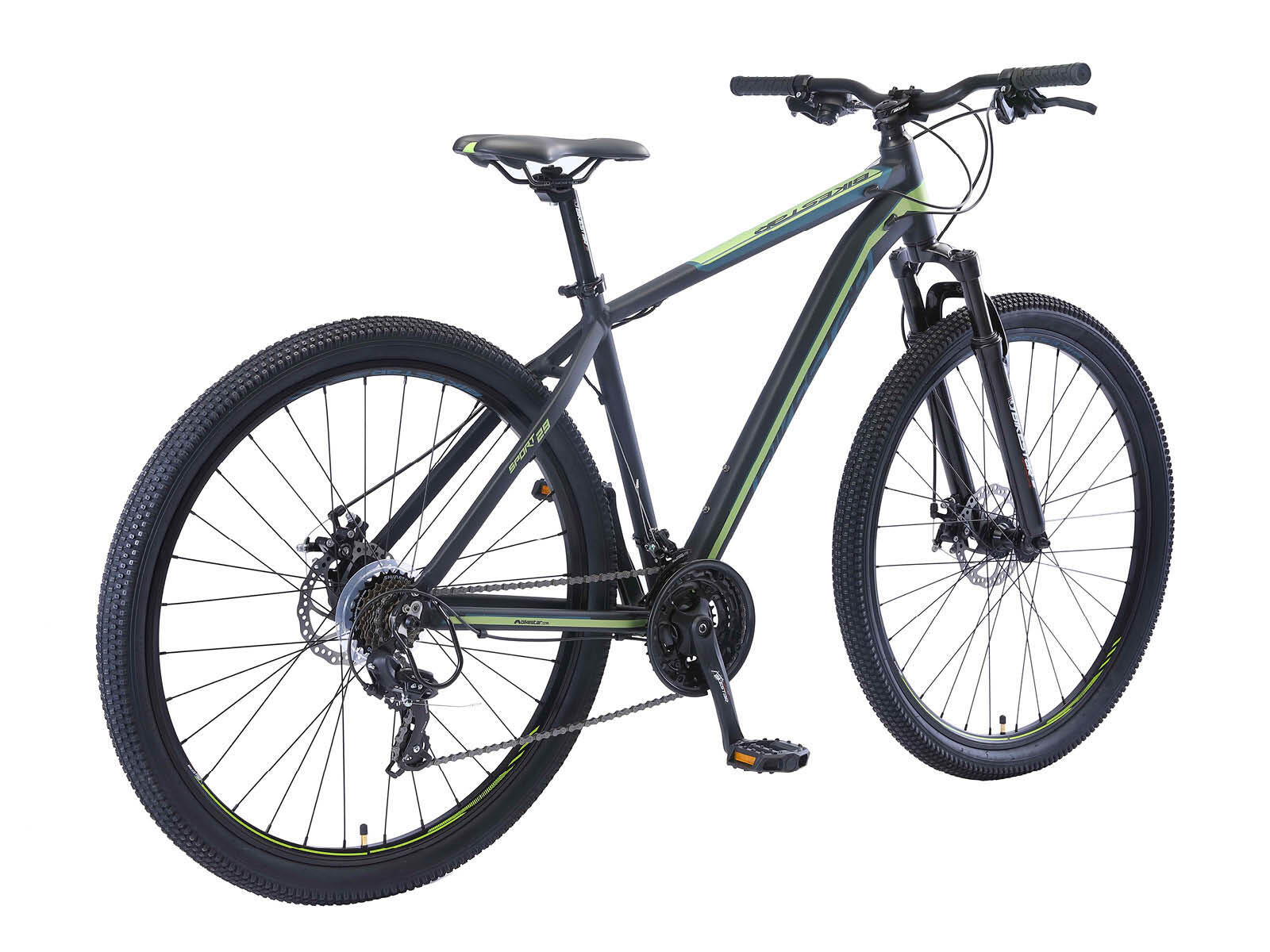 Bikestar Hardtail MTB Alu Sport Large 29 Inch 21 Speed zwart/blauw 2/4