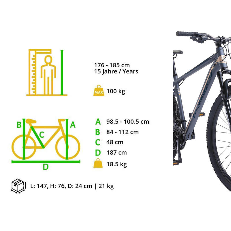 VTT aluminium semi-rigide 29" - Hardtail