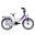 Bikestar kinderfiets Classic 14 inch lila/wit