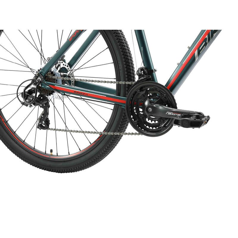 VTT 29" aluminium, semi-rigide, 21 vitesses, frein à disque