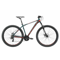 VTT 29" aluminium, semi-rigide, 21 vitesses, frein à disque