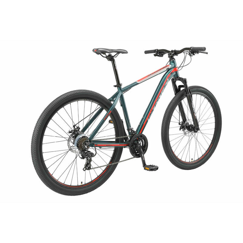 VTT 29" aluminium, semi-rigide, 21 vitesses, frein à disque