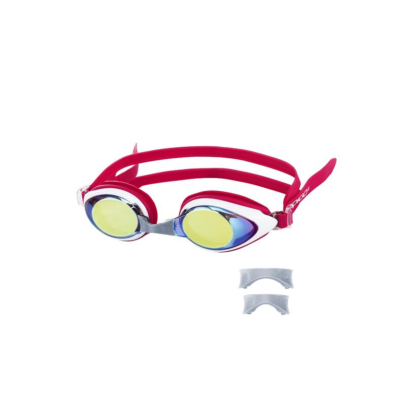 Gafas de Natación con Puente Intercambiable MAGNUM INDIGO Rojo