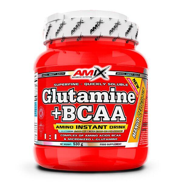 Glutamine + Bcaa 530 Gr Lima - Limón 4/6