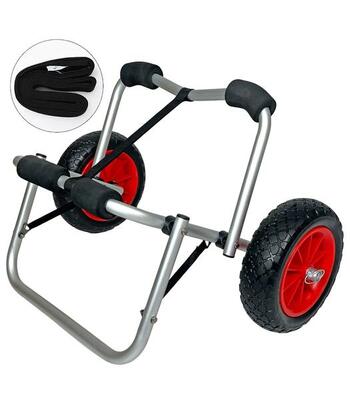 Carrello Kayak Universale Kol Outdoor CKU01 - Alluminio Ruote PU 10" 60 kg
