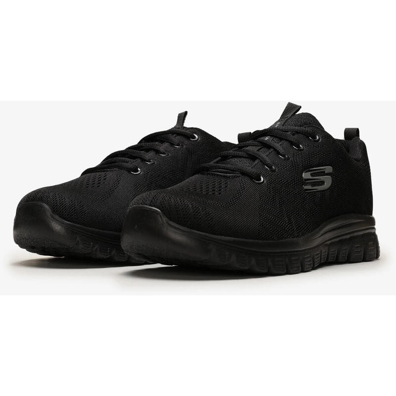 Baskets Skechers Get Connected, Noir, Femmes