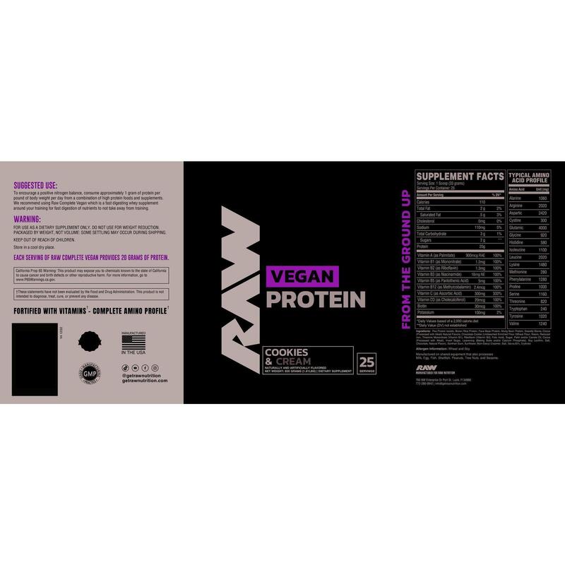 Vegan Protein 1.70lbs - C&C