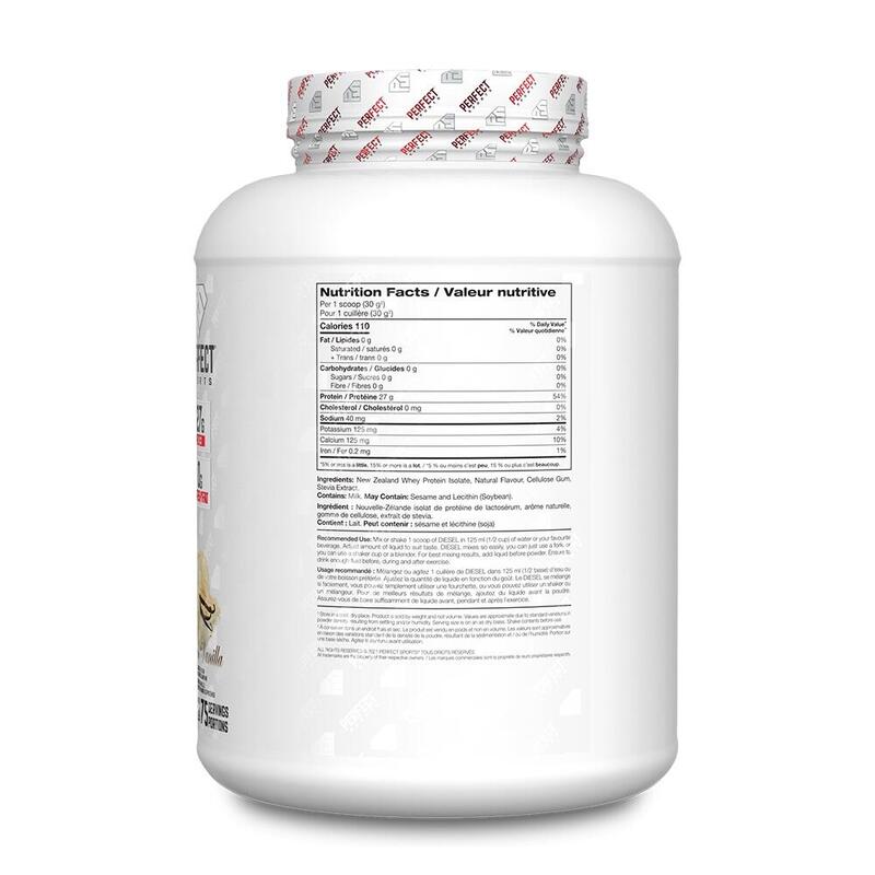 Diesel Whey Protein Isolate 5lbs - French Vanilla