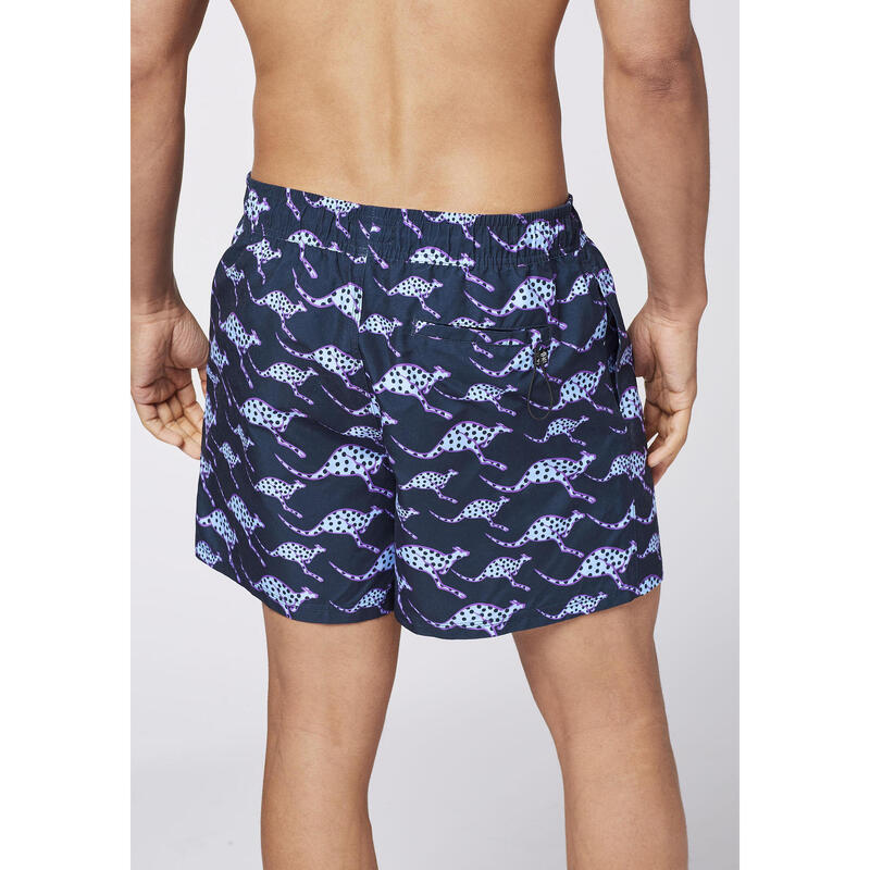 Badehose mit Animal-Print