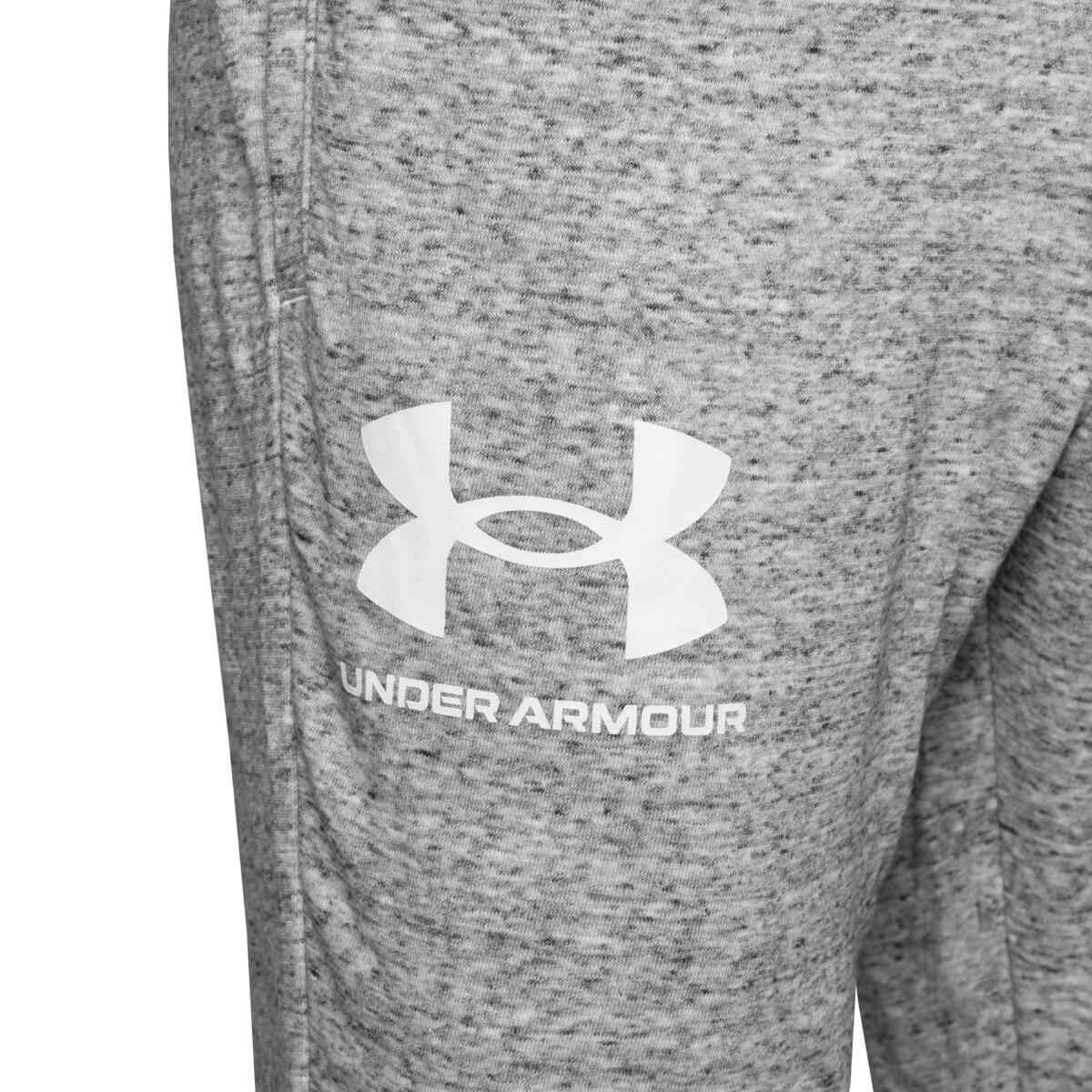 Broek Under Armour UA Rival Terry, Grijs, Mannen 3/6