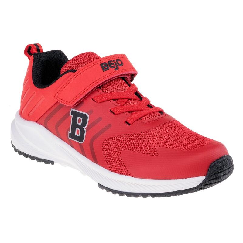 Kinderen/Kinderen Barry Logo Trainers (Rood/zwart)