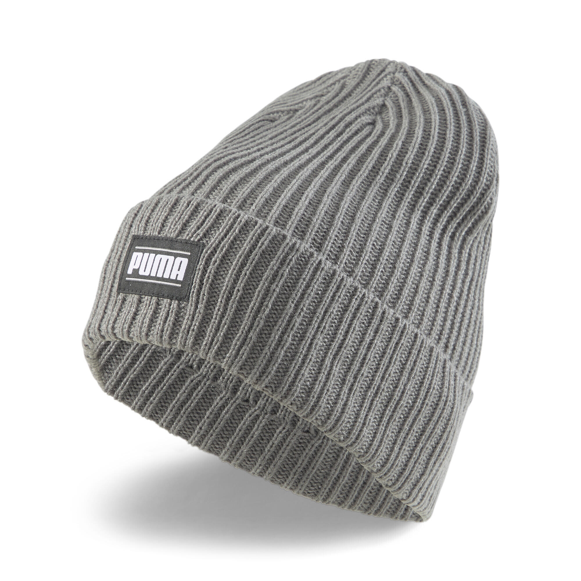 PUMA Klassische Beanie mit Rippung Erwachsene PUMA Smoked Pearl Gray