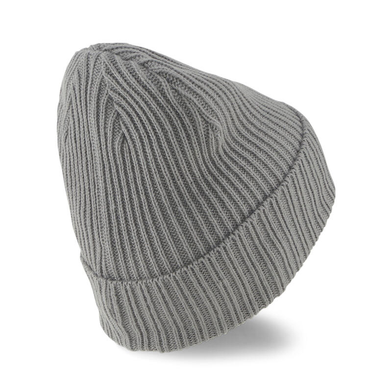 Bab Puma Ribbed Classic Cuff Beanie, Szürke, Unisex