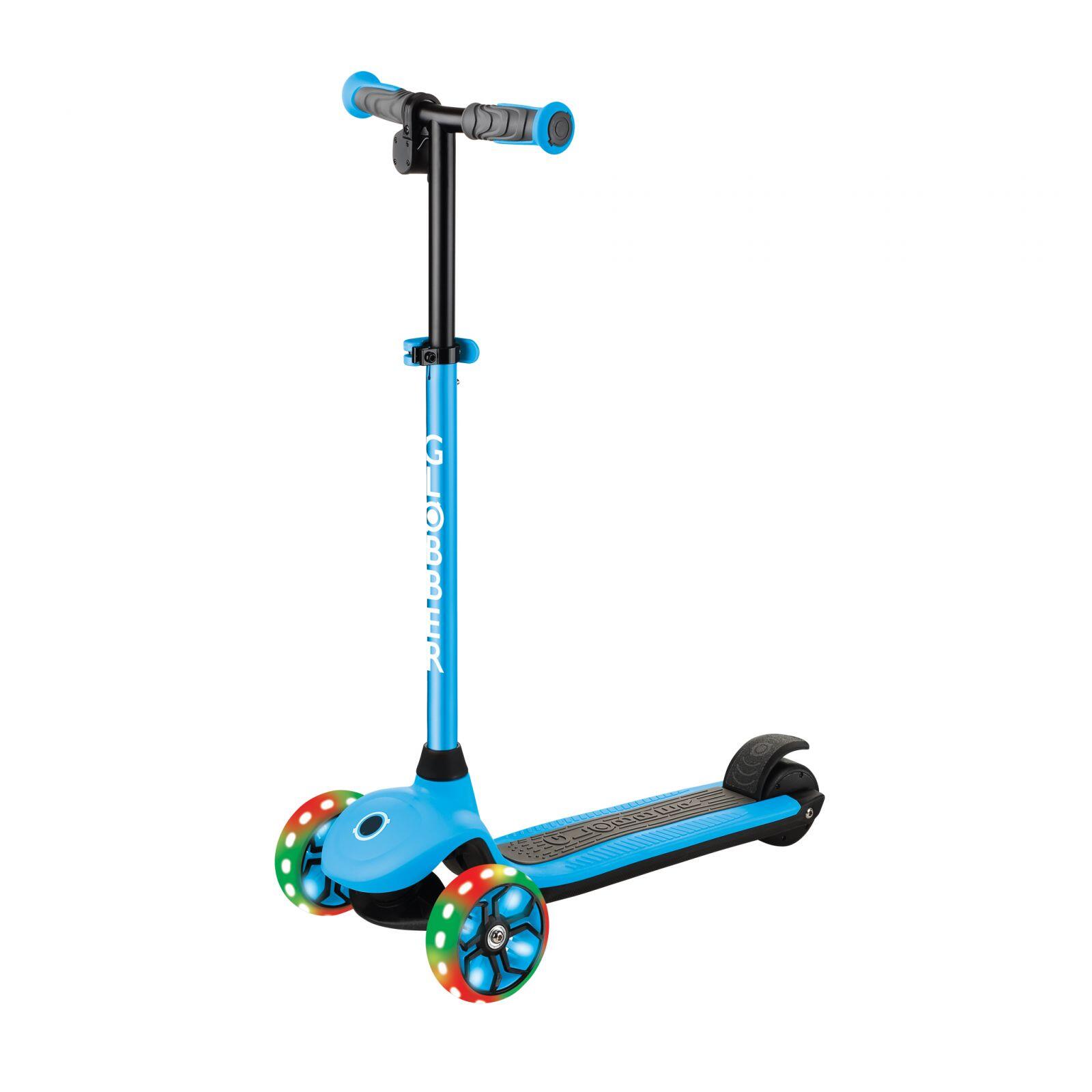 Trottinette électrique 3 roues E-MOTION 4 PLUS - Bleu ciel 7/14