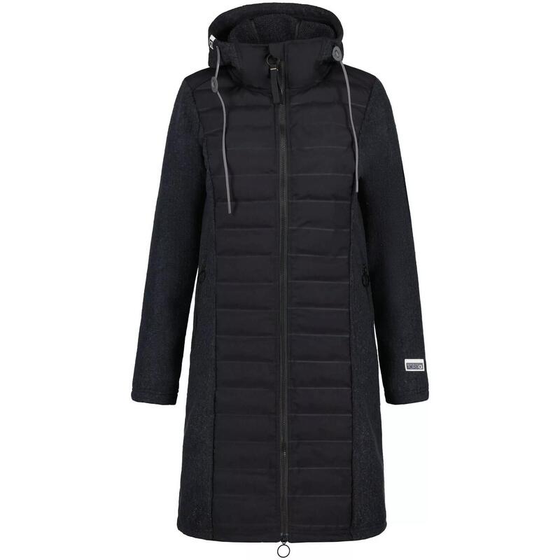 Sondrio női utcai kabát - fekete
