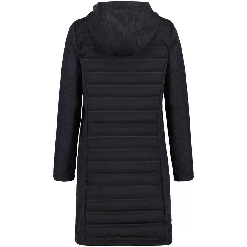 Sondrio női utcai kabát - fekete
