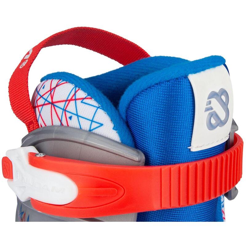 Role Quad reglabile Nijdam Geo, Junior, Multicolor, 33-36