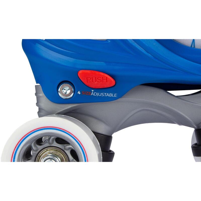 Role Quad reglabile Nijdam Geo, Junior, Multicolor, 33-36