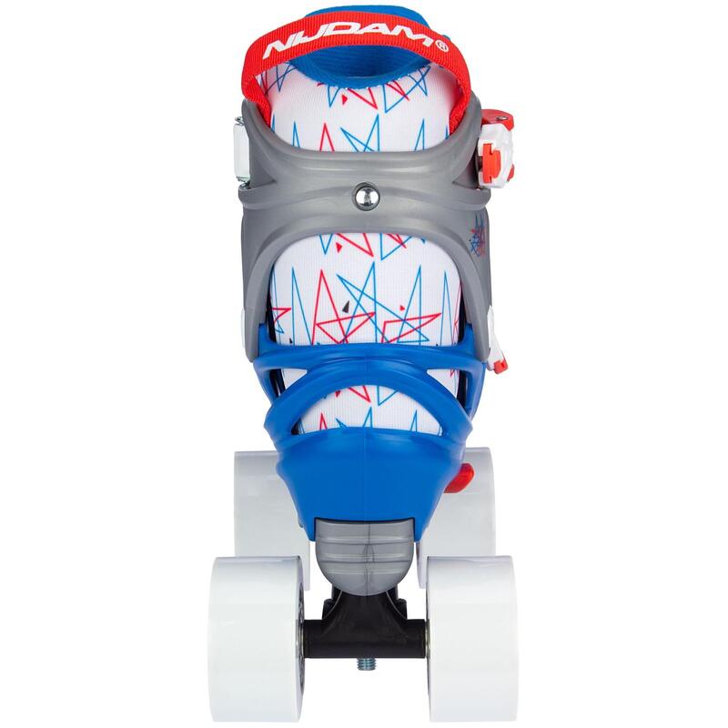 Role Quad reglabile Nijdam Geo, Junior, Multicolor, 33-36