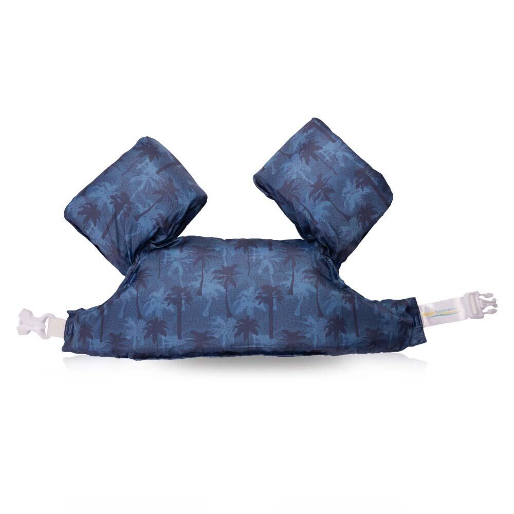 HappySwimmer - Puddle jumper zwembandjes/zwemvest met Palm print 2/6