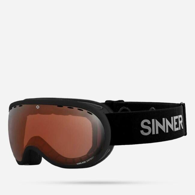 Sí/Snowboard szemüveg, SINNER Vorlage S, Fekete